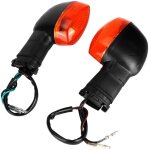 Jeffergarden lot de 2 feux clignotants de modification pour moto yamaha r1 (noir et jaune)