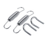 Jeffergarden 2x syst�me d'�chappement de moto, ressorts de montage enti�rement rotatifs en acier inoxydable ...