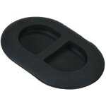 Jeffergarden lot de 4 bouchons de vidange de plancher noirs, petits bouchons en caoutchouc pour carrosserie ...