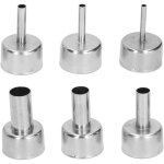 Jeffergarden lot de 6 embouts de pistolet � air chaud en acier inoxydable pour station de soudage