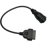 Jeffergarden adaptateur m�le - femelle pour c�ble obd ii 14 broches vers 16 broches pour mercedes - benz ...