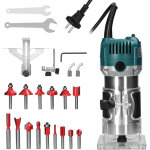 Jeffergarden bois d�fonceuse affleureuse �lectrique 800w, routeur � bois �lectrique 30000r / min avec ...