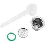 Jeffergarden capsule de caf� r�utilisable rechargeable en acier inoxydable compatible avec la machine ...