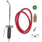 Chalumeau  gaz, poigne confortable, gaz liqufi paissi, gaz de charbon, double ouverture, fer plaqu ...