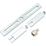 Jeffergarden cl� de couvercle de pompe � carburant, outil universel en m�tal r�glable pour enlever le ...