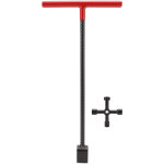 Jeffergarden couche � eau en acier cl� cl� multifonction t handle courb avec un outil d'utilit� � 4 voies ...