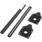 Jeffergarden d�tecteur de trous pour carrelage, r�gle de localisation professionnelle � double t�te, ...