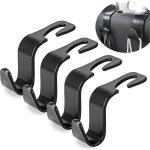 Jeffergarden ensemble de crochets pour appui - t�te de si�ge de voiture, organisateur de rangement pour ...