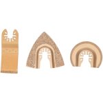 Jeffergarden ensemble d'outils de coupe diamant�s pour lames de scie vibrantes pour carrelage, marbre ...