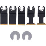 Jeffergarden ensemble d'outils de scie oscillante professionnelle universelle � rev�tement en titane, ...