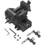 Jeffergarden �tau � chariot transversal 3 pouces en acier moul�, �tabli de haute pr�cision pour fraisage ...