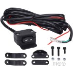 Jeffergarden interrupteur à bascule pour treuil utv 12 v, kit de support de câble de commande de guidon ... Jeffergarden interrupteur à bascule pour treuil utv 12 v, kit de support de câble de commande de guidon ...