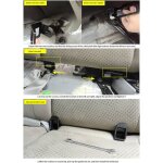 Jeffergarden kit d'ancrage de si�ge de s�curit� enfant de remplacement pour toyota corolla alits