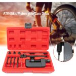 Jeffergarden kit de dmontage de chane avec coupe - valise et pistolet  rivets pour moto, vlo, vtt ...