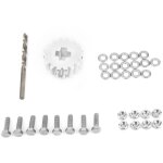 Jeffergarden kit de fixation pour support de roue de secours, robuste, fiable et stable, format compact, ...