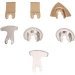 Jeffergarden lame de scie oscillante en carbure, ensemble d'outils de coupe et de meulage multifonctionnels ...