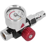 Jeffergarden pistolet � peinture en a�rosol � filetage g1 / 4 pouces, r�gulateur de pression d'air, jauge ...