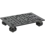 Jeffergarden plaque de portique en aluminium haute r�sistance, imprimante 3d anodis�e noire, guide universel ...