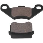 Jeffergarden plaquettes de frein  disque pour moto, jeu de plaquettes haute duret, noires, rsistantes ...