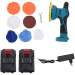 Jeffergarden - polisseuse sans fil 1, 5 pouces, 8 vitesses, 5 500 tr / min, polisseuse orbitale à coussin ... Jeffergarden - polisseuse sans fil 1, 5 pouces, 8 vitesses, 5 500 tr / min, polisseuse orbitale à coussin ...