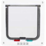 Jeffergarden porte pour chat automatique, chati�re silencieux pour chat interieur porte chati�re magn�tique ...