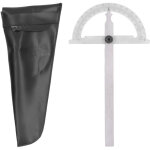 Jeffergarden rapporteur d'angle 0 - 180 degr�s, r�gle en acier au carbone pour le travail du bois, outil ...