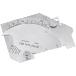 Jeffergarden r�gle d'inspection de soudure, jauge � came de pont r�sistante � l'usure (1 pi�ce), durable ...
