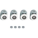 Jeffergarden roulettes, galets et poulies de remplacement pour porte de douche coulissante en verre