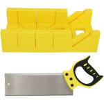 Jeffergarden scie � onglet manuelle, outil de guidage oblique pour le travail du bois, avec bo�te de ...