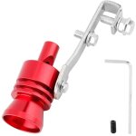 Jeffergarden sifflet turbo universel pour pot d'�chappement de voiture, quad, suv, accessoires auto (rouge) ...