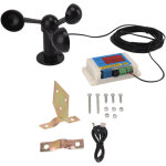 Jeffergarden station m�t�o professionnelle, capteur de vent alarme de vitesse du vent grue � tour alarme ...