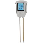Jeffergarden testeur d'humidit� du sol avec double sonde, affichage num�rique et ph - m�tre haute pr�cision ...