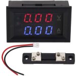 Jeffergarden voltm�tre num�rique, amp�rem�tre, testeur de tension, d�tecteur d'ampli, moniteur d'amp�rage ...