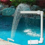 Vurahome - jet d'eau piscine fontaine cascade fontaine fontaine de piscine cascade fontaine pompes durable ...