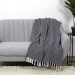 Jet� de canap� zigzag