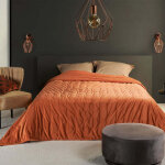 Jet� de lit pandore orange 150x200 100%po
