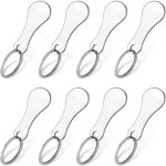 Jetons dverrouillage chariot mtal, 2 pices, porte - cls inox, usage supermarch