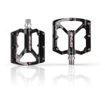 Jeu de 1 paire, accessoires v�lo, p�dales vtt, p�dales suful, p�dales aluminium cnc, plaque de protection ...