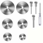 Jeu de 10 petites lames de scie circulaire en acier - mini lames de scie circulaire - pour travaux de ...