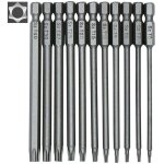 Jeu de 11 embouts longs torx pour tournevis et visseuse électrique - embouts magnétiques - tige hexagonale ... Jeu de 11 embouts longs torx pour tournevis et visseuse électrique - embouts magnétiques - tige hexagonale ...