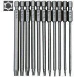 Jeu de 11 embouts longs torx pour tournevis et visseuse �lectrique - embouts magn�tiques - tige hexagonale ...