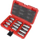 Jeu de 12 douilles allen 1 / 2 , 6 pans creux 5, 6, 7, 8, 10, 12, 14, 16, 17, 18, 19, 22 mm, avec coffret ...