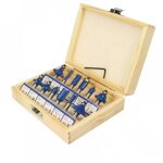 Jeu de 12 fraises  rainurer, queue de 8 mm,  pointe carbure, fraise  profiler pour dfonceuse, fraise ...