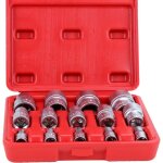 Jeu de 14 douilles torx femelles de type e pour voitures, camions, motos et quads