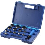 Jeu de 14 emporte - pi�ces creux, emporte - pi�ces professionnels pour cuir de 5 � 35 mm avec poign�e ...