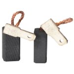Jeu de 2 charbons adaptable pour bosch, flex. dimensions: 6, 3 x 8 x 19mm.