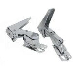 Jeu de 2 charni�res d'origine (481231018672, as0014714) r�frig�rateur, cong�lateur ariston hotpoint, ...