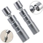 Jeu de 2 cl�s magn�tiques universelles flexibles pour bougies d'allumage outil de d�montage de douille ...