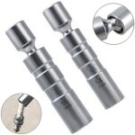 Jeu de 2 clés magnétiques universelles flexibles pour bougies d'allumage outil de démontage de douille ... Jeu de 2 clés magnétiques universelles flexibles pour bougies d'allumage outil de démontage de douille ...