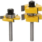 Jeu de 2 couteaux � percussion � rainure et � languette 8 - manche jeu de couteaux en forme de t � 3 ...